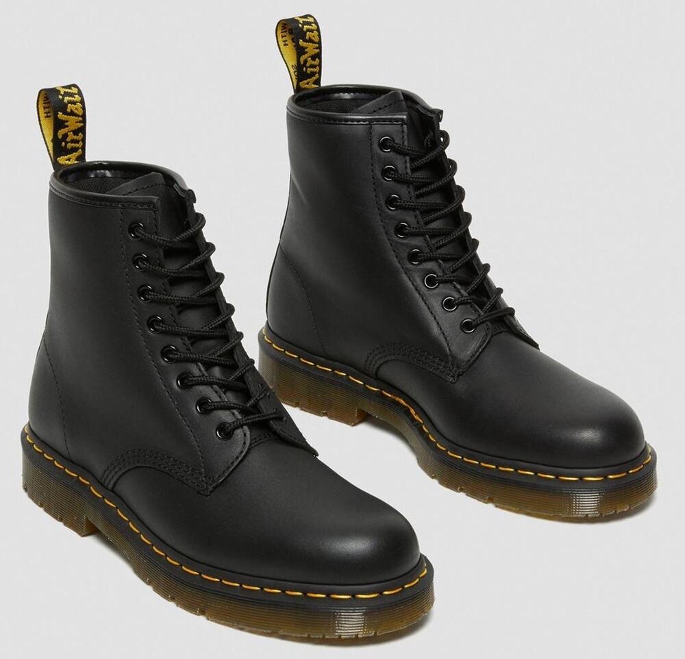 Dr. Martens 1460 SR Work Boots Black Industrial Leather Men’s 8 Women’s 9 NWT